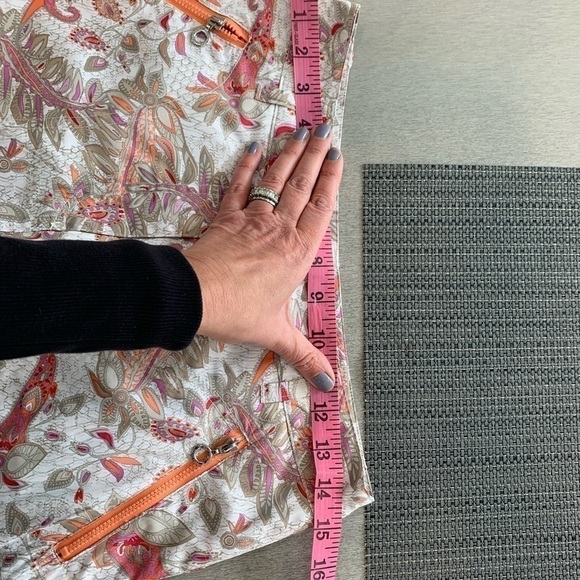 𝅺DAILY SPORTS Golf or tennis paisley skort skirt EUC size 2 - Picture 12 of 14